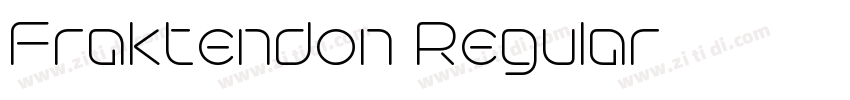 Fraktendon Regular字体转换 Fraktendon Regular字体转换